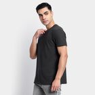 Men's Round Neck Half Sleeves T-Shirt , Dark Grey, small image number null